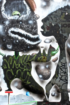 M&Mproject #3 Poissonier I 60 x 90 mixedMedia auf c-print/gebürstetes Aluminium