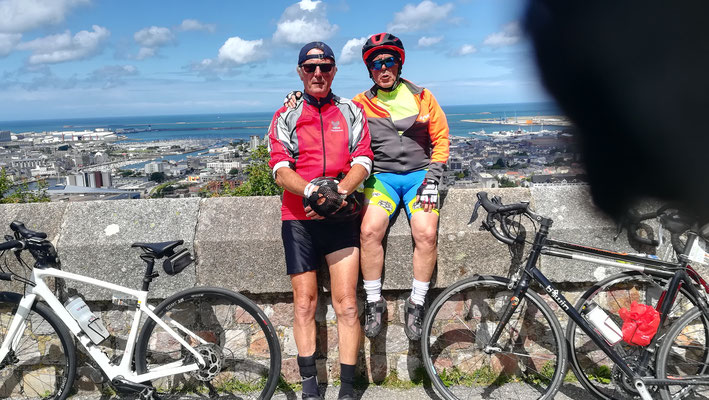 Participation de Louis-Marie et de Miguel à la 82e semaine fédérale de cyclotourisme du 25 juillet au 01août2021 à Valognes (50700) dans le Cotentin.