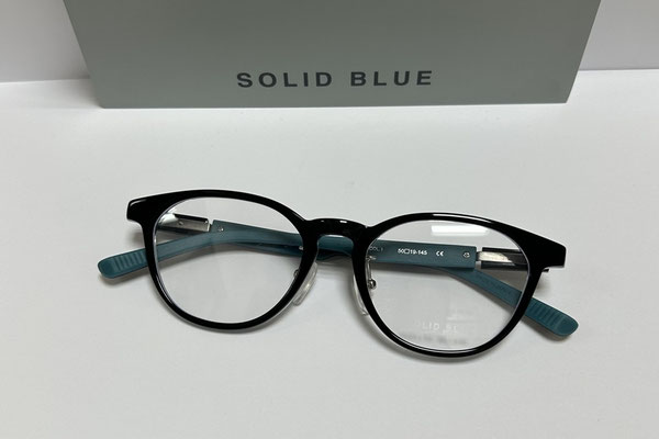 メガネのおくやま　ソリッドブルー　S-267　30,800円