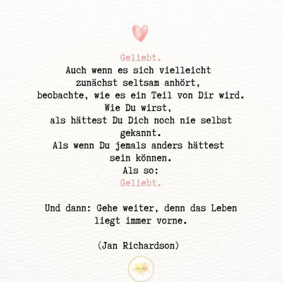 Amelies Lichtimpulse, Text von Jan Richardson