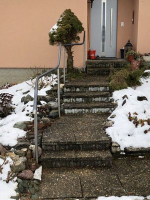 Aluminium-Handlauf aussen, anthrazit, Neunkirch