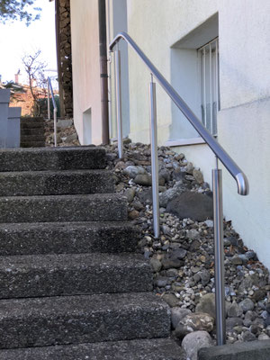 Aluminium-Handlauf aussen, anthrazit, Meggen