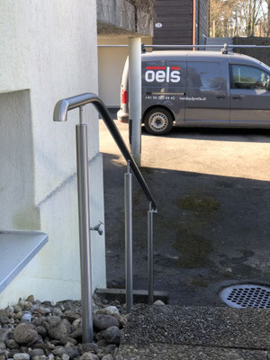 Aluminium-Handlauf aussen, anthrazit, Meggen
