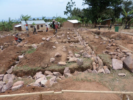 Das Fundament wird gelegt