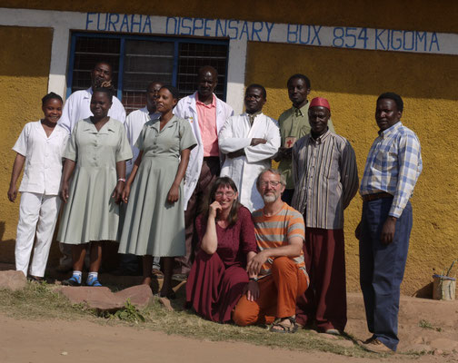 das Team der Gesundheitsstation in Kalinzi