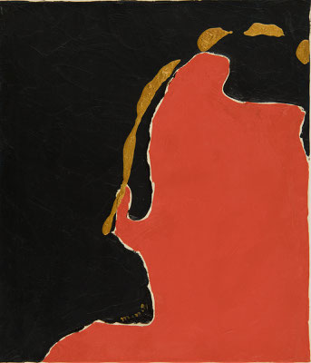 しぶき Splash, 1991, 53.0 x 45.5 cm Oil on canvas