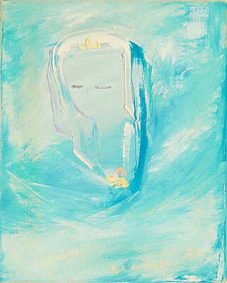 王子 Prince, 1985, 27.3 x 22.0 cm Oil on canvas