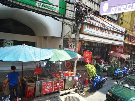Fressstände am Straßenrand, Chinatown