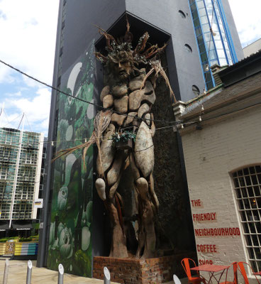 Streetart mal anders in der Custard Factory