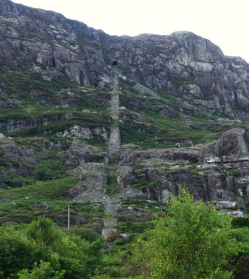 Reste aus Zeiten des Schieferabbaus