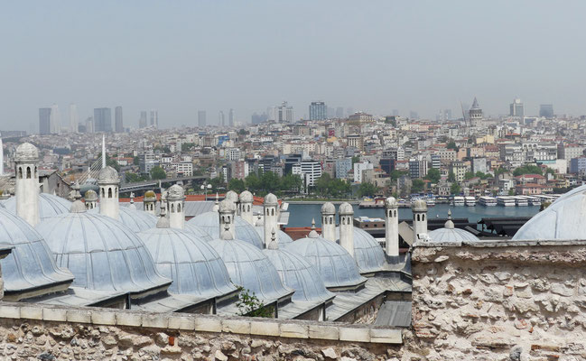 Aussicht auf Istanbul von der Süleymaniye-Moschee aus