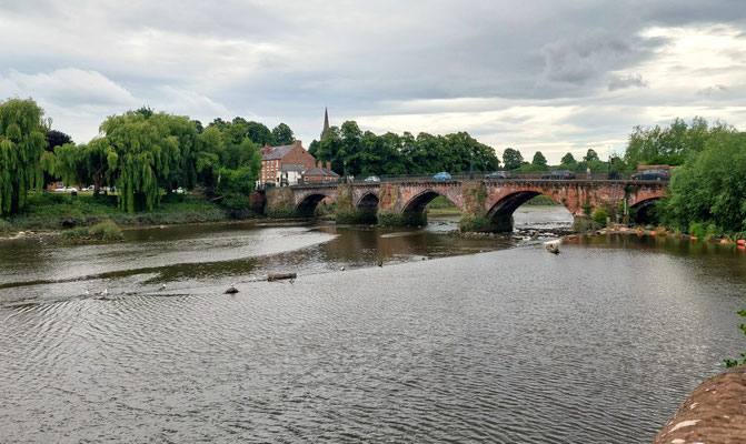 in Chester am Ufer des River Dee