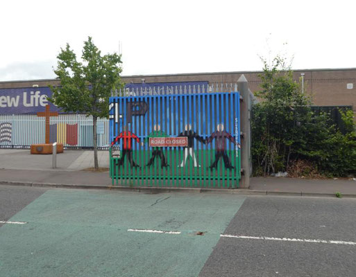 Peace Wall in Belfast