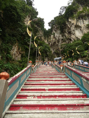 Treppe zu den Batu-Caves