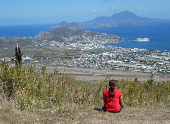 ein letztes Mal St Kitts von oben