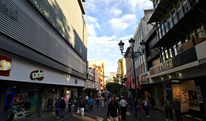 Fußgängerzone in San José