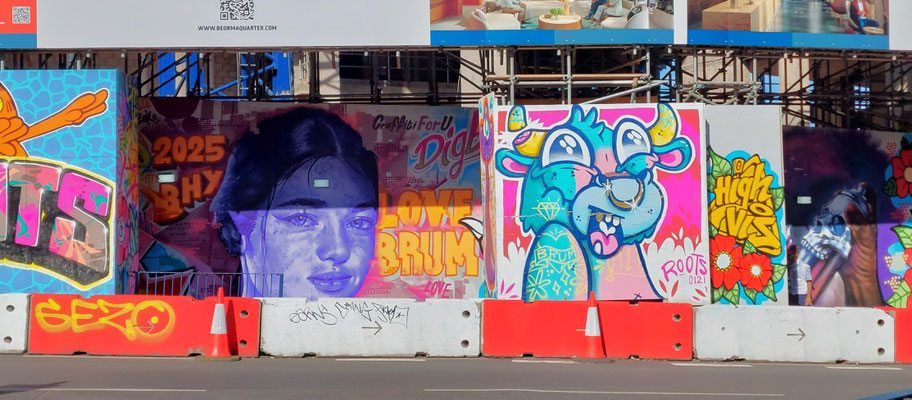 Brum Love in Streetart in Birmingham
