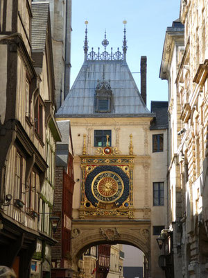 die große Uhr in Rouen