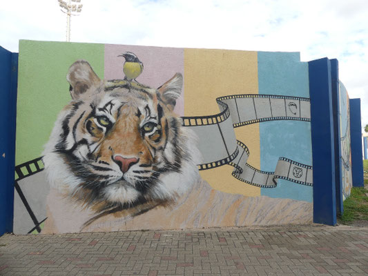 Streetart am Kino