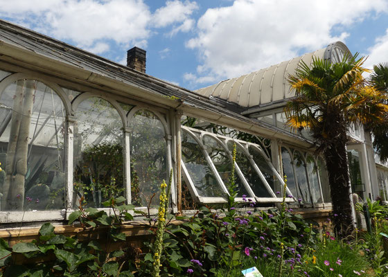 altes Gewächshaus in den Botanical Gardens