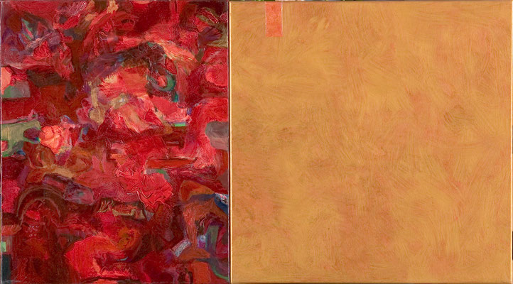 "Rosen-Lounge", 50 x 90 cm, Öl auf Leinen, 2003