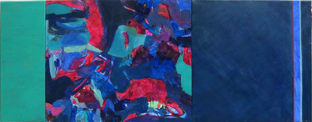 "Emmerald-Lounge", 50 x 130 cm, Öl auf Leinwand, 2005