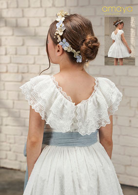 P.V.P. 393,75 €. Talla disponible: 12. Vestido convertible.