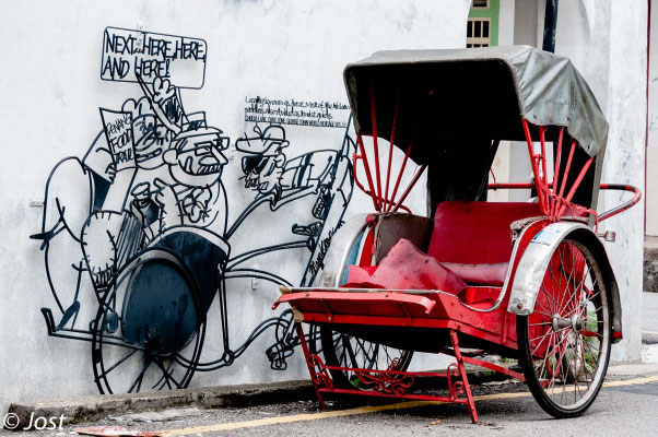Street Art Penang George Town; Mobility