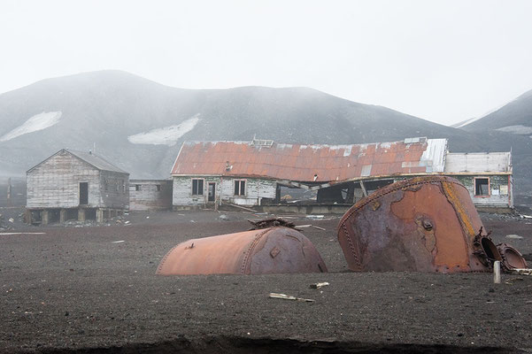 Deception Island verlassene Walfangstation