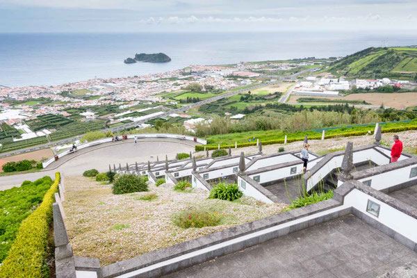Blick auf Vila Franca do Campo