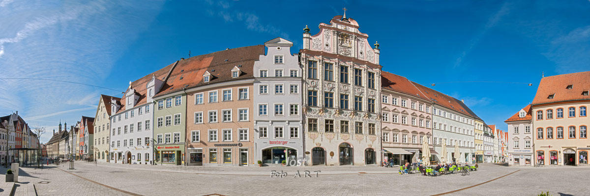 Panorama - Landsberger Hauptplatz mit Rathaus