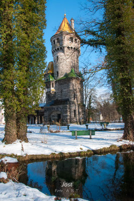 Mutterturm im Winter - Landsberg