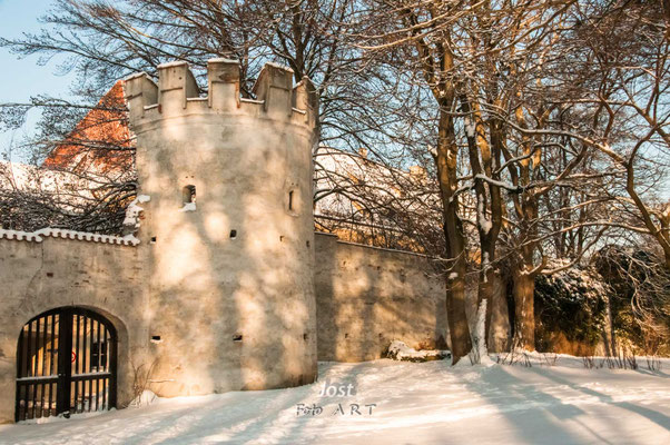 Landsberger Stadtmauer - Teilansichten