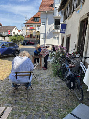 Eisenfenster Schmiede werden restauriert