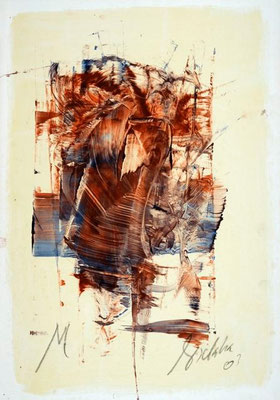 oil on cardboard, 50x35,5 cm