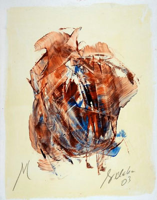 oil on cardboard, 55x43 cm