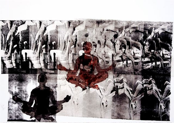 oil on paper, 42x59 cm