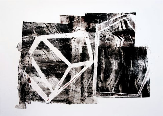 oil on paper, 42x59 cm
