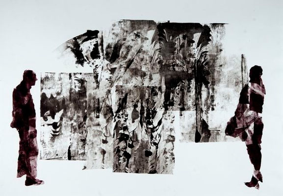 oil on paper, 42x59 cm