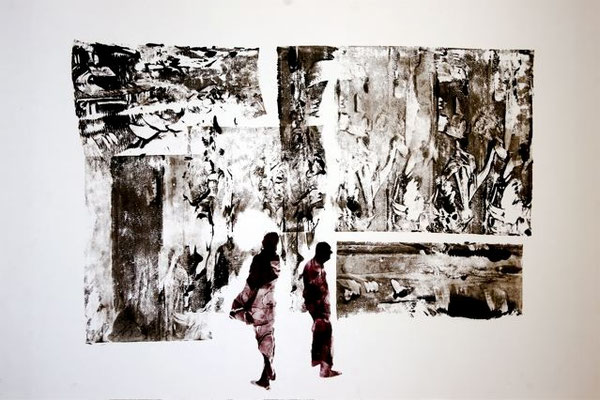 oil on paper, 42x59 cm