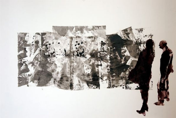 oil on paper, 42x59 cm