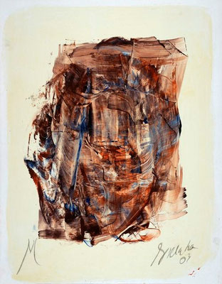 oil on cardboard, 55x43 cm