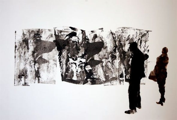 oil on paper, 42x59 cm