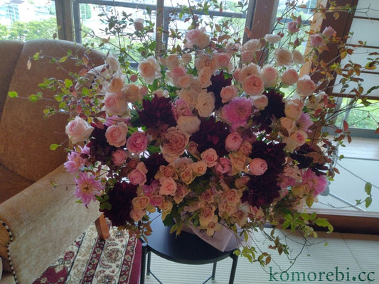 ￥18000　93x90x49　高砂花