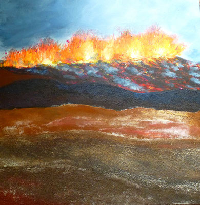Island IV, Acryl auf Leinwand, 50x50 cm