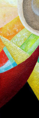 Hoffunung, Acryl auf Leinwand, 90x30cm