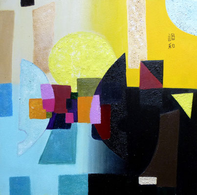 Harmony, Acryl auf Leinwand, 40x40 cm