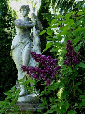 Im Garten der Sommerakademie Aschau