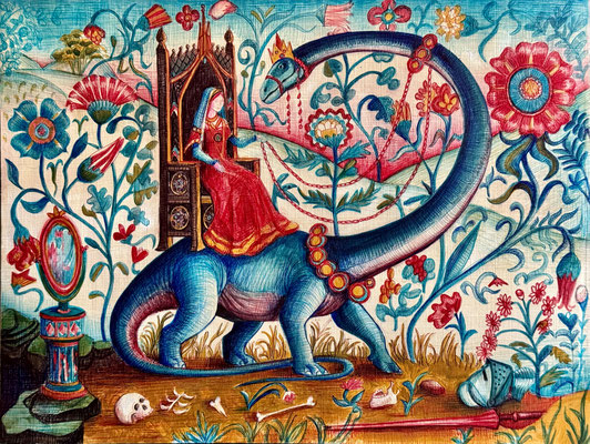 Legend - 2025, Kugelschreiber, Papier,  24 x 32 cm