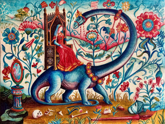 Legend - 2025, Kugelschreiber, Papier,  24 x 32 cm
